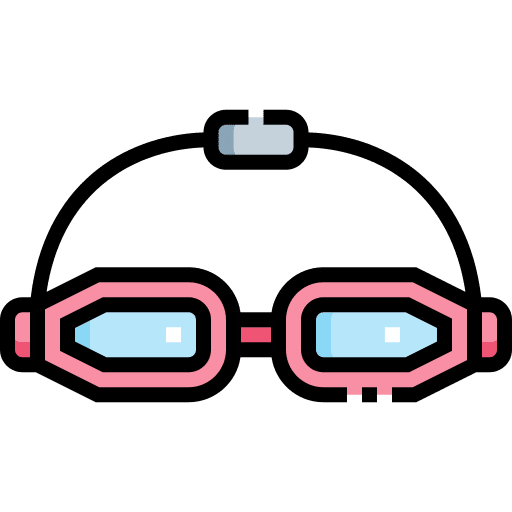 Swimming glasses sport swimmer swimming pool icon
