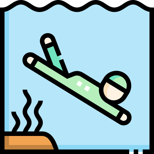 Diving sports and competition water sports diving icon Diving sports and competition water sports diving icon