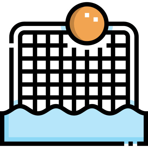 Volleyball porter exercise swimming icon Volleyball porter exercise swimming icon