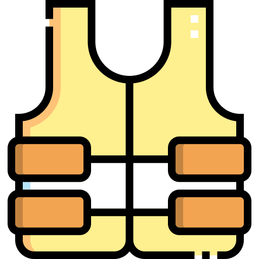 Life vest lifesaver life jacket worker icon Life vest lifesaver life jacket worker icon