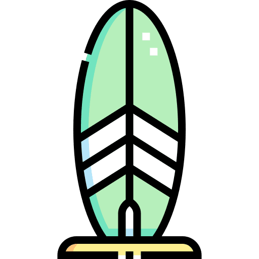 Surf board surfboard equipment sports and competition icon Surf board surfboard equipment sports and competition icon