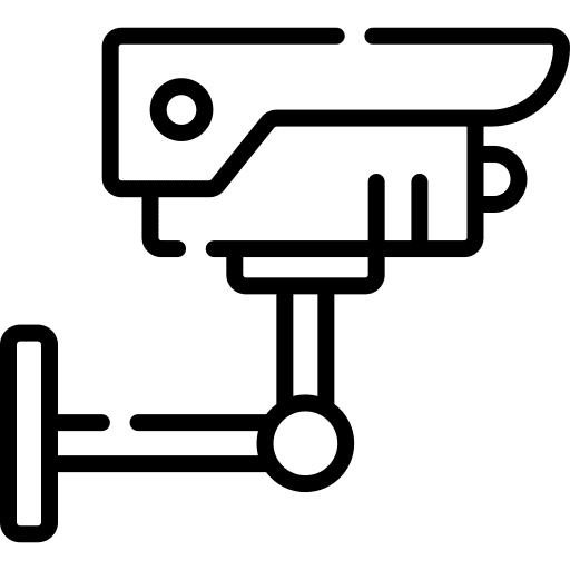 Cctv buildings security technology icon