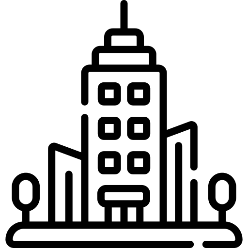Skyscraper company skyscraper enterprise icon