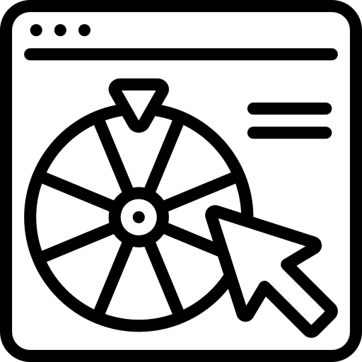 Fortune wheel luck cursor fortune wheel icon