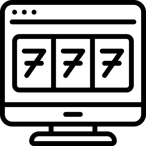 Slot machine poker entertainment computer icon