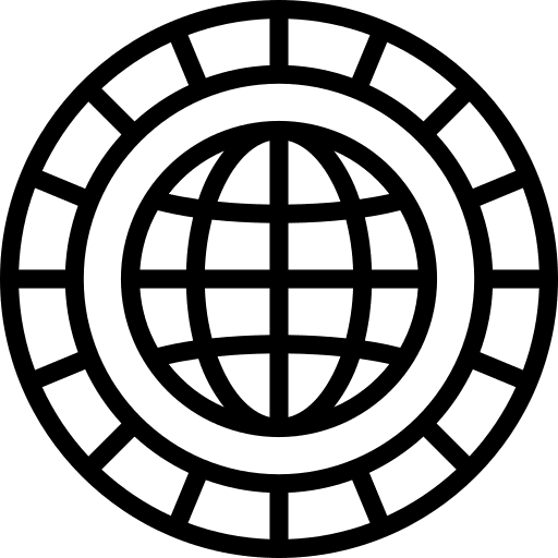 Poker chips online internet entertainment icon