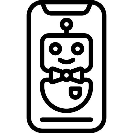 Smartphone smartphone poker bot icon
