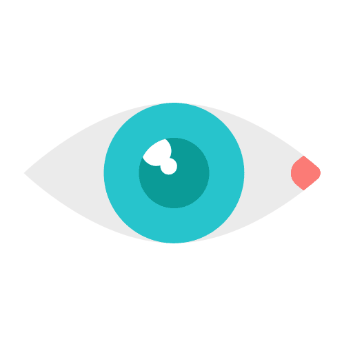Eye organ healthcare and medical eye icon