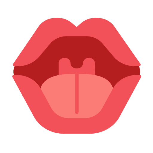 Tongue oral teeth open mouth icon Tongue oral teeth open mouth icon