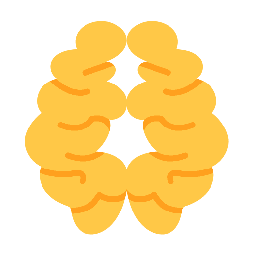Brain organ body part healthcare and medical human brain icon Brain organ body part healthcare and medical human brain icon