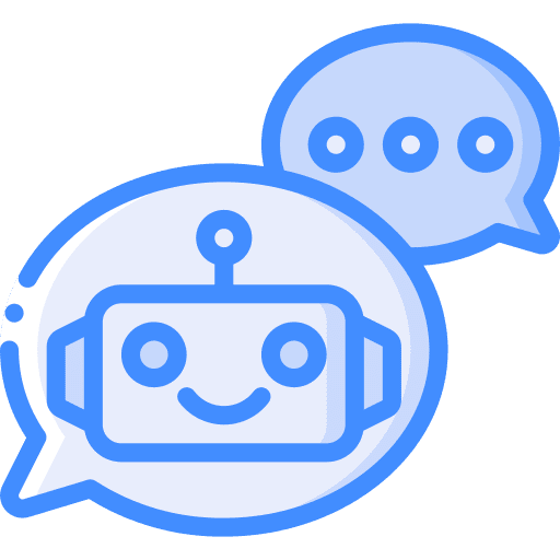 Chatbot robot discussion chatbot icon