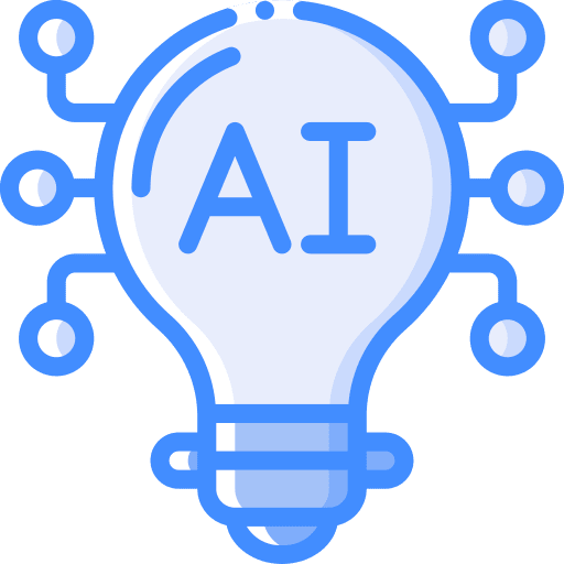 Ideas electronics ideas artificial intelligence icon