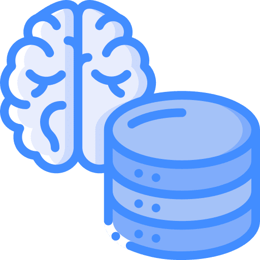 Brain server storage electronics brain server icon Brain server storage electronics brain server icon