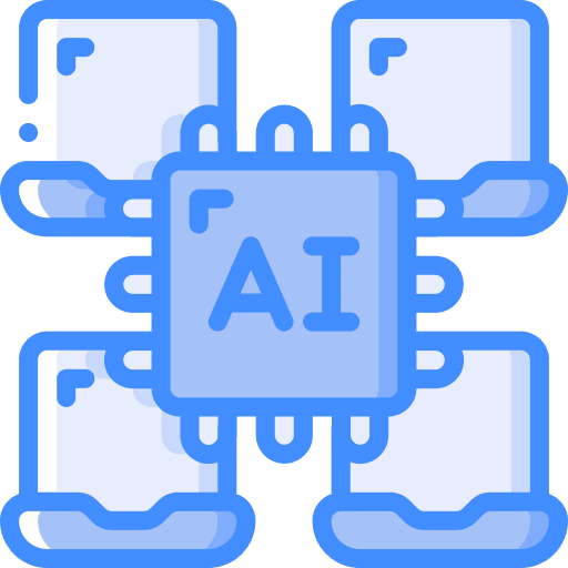 Cloud processing cpu electronics artificial intelligence icon Cloud processing cpu electronics artificial intelligence icon