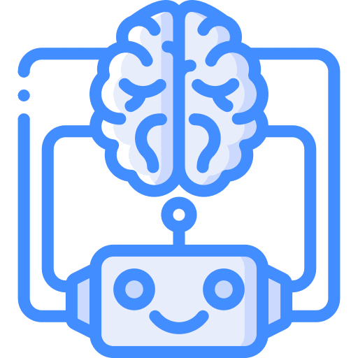 Brain artificial intelligence cloud ai icon Brain artificial intelligence cloud ai icon