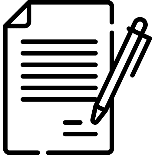 Contract files and folders archive document icon Contract files and folders archive document icon