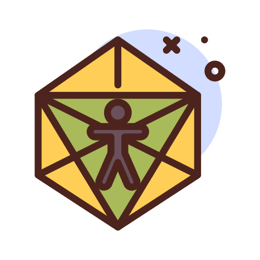 Human body 3d human body ar icon