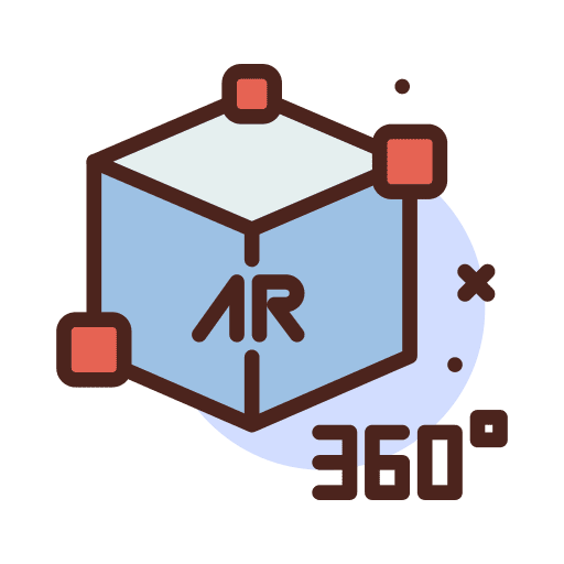 360 ar 360 augmented reality icon 360 ar 360 augmented reality icon