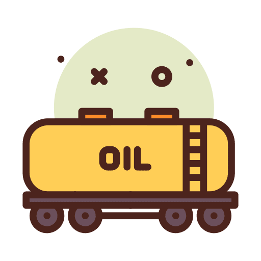 Oil industry oil fuel truck icon