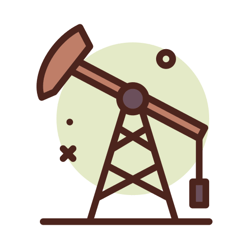 Oil pump pump pumpjack refinery icon