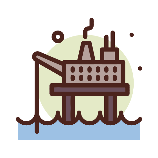 Pump petroleum fossil gasoline icon