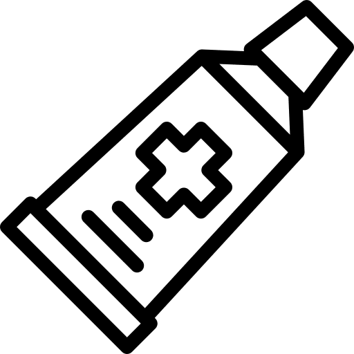 Paste lotion pharmacy medication icon