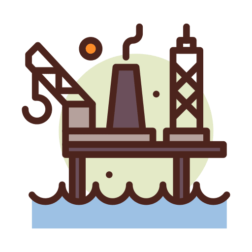 Pump fossil pump sea icon Pump fossil pump sea icon