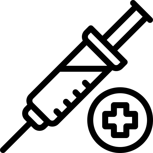 Syringe healthcare and medical drug medicine icon