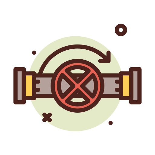 Tap oil and gas industry pipe icon Tap oil and gas industry pipe icon