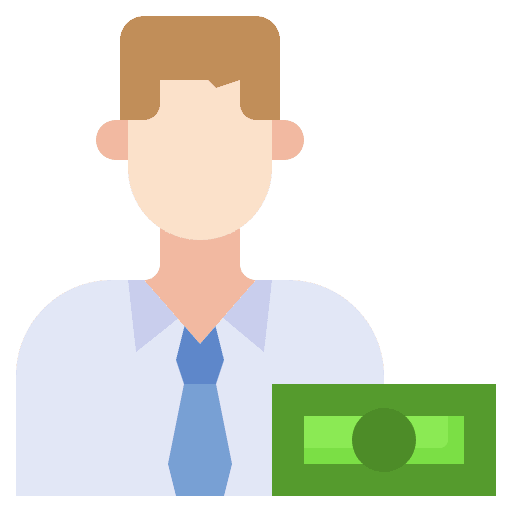 Banker businessman occupation avatar icon Banker businessman occupation avatar icon