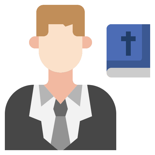 Clergyman character priest job icon Clergyman character priest job icon