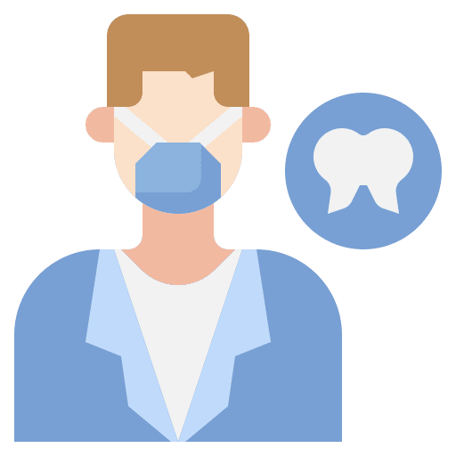 Dentist people user dental care icon Dentist people user dental care icon
