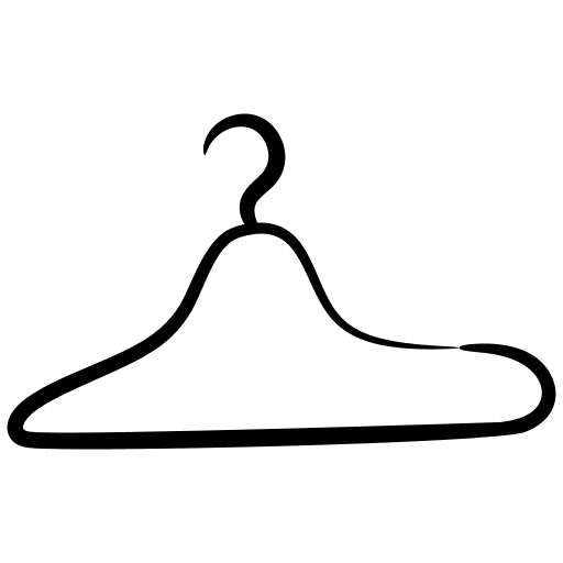 Hanger hanger commerce and shopping clothing icon