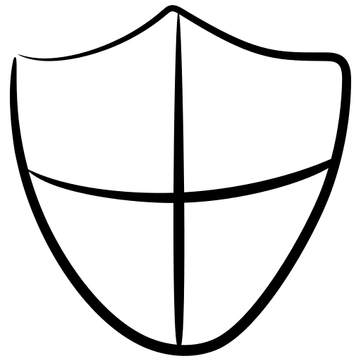 Safe quality lock security icon