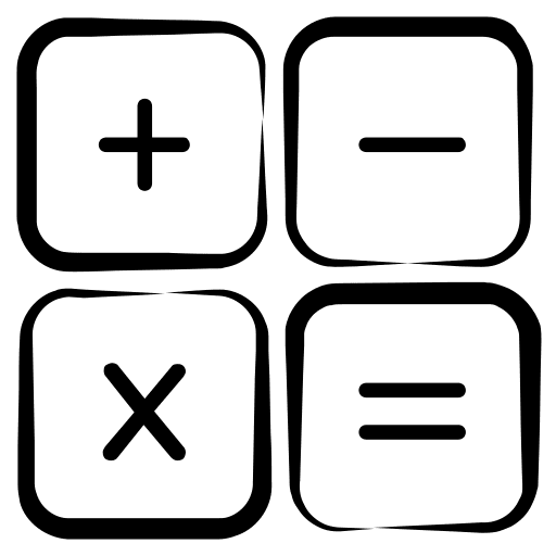 Calculator education maths math icon