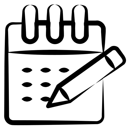 Calendar organization calendar time and date icon
