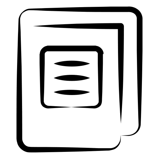 Notes studying books library icon