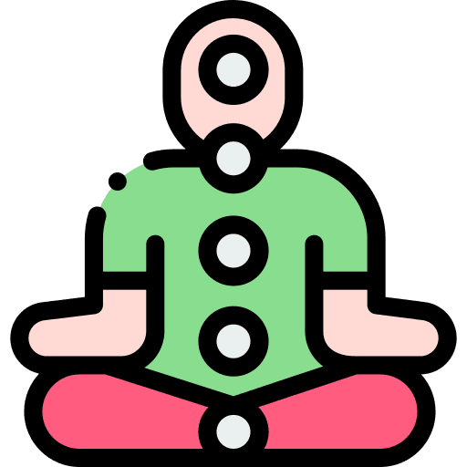 Chakras cultures yoga balance icon