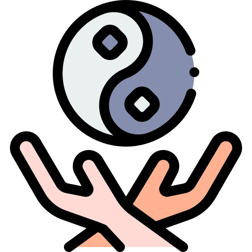 Taoism philosophy chinese yin yang icon