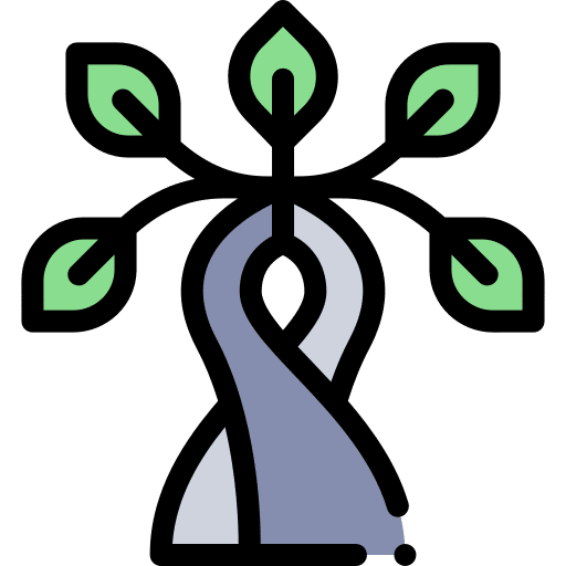Wellness nature yoga wellness icon