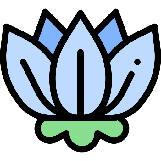 Lotus nature meditation garden icon Lotus nature meditation garden icon