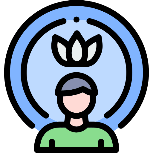 Spirit wellness yoga lotus flower icon Spirit wellness yoga lotus flower icon