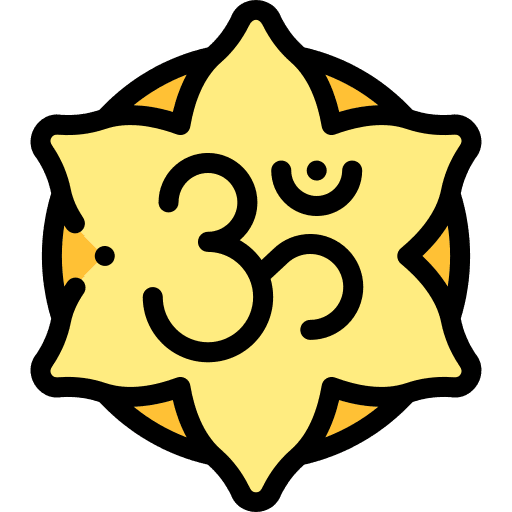 Om cultures shapes and symbols religion icon Om cultures shapes and symbols religion icon