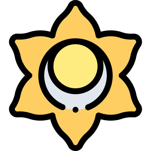 Svadhishthana meditation chakra shapes and symbols icon Svadhishthana meditation chakra shapes and symbols icon