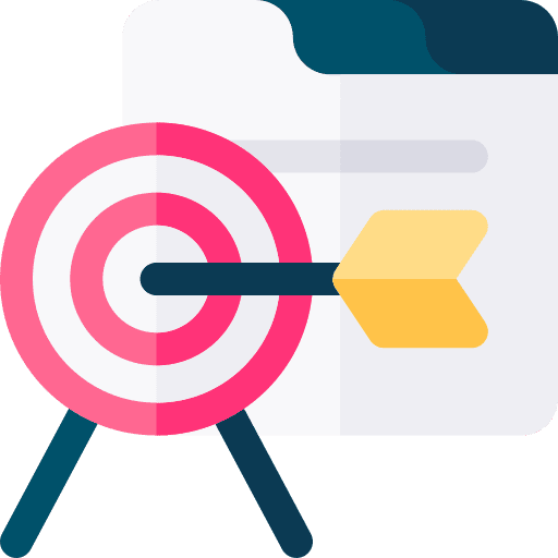 Target arrow archery target icon