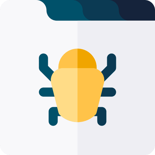 Bug antivirus electronics security icon Bug antivirus electronics security icon