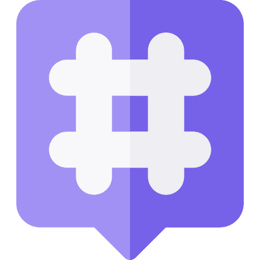 Hashtag communications tags social media icon Hashtag communications tags social media icon