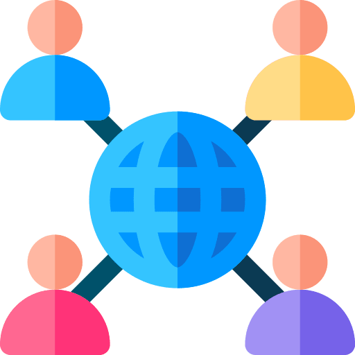 Social network communications internet online icon Social network communications internet online icon