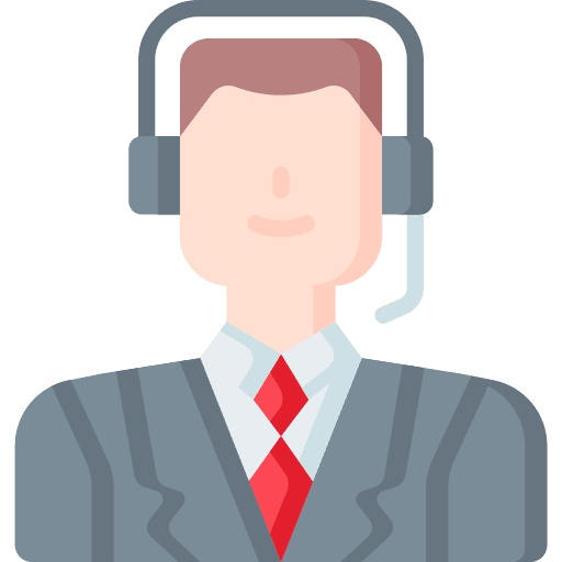 Commentator people avatar man icon