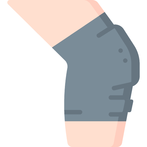 Knee pad knee pad protection leg icon